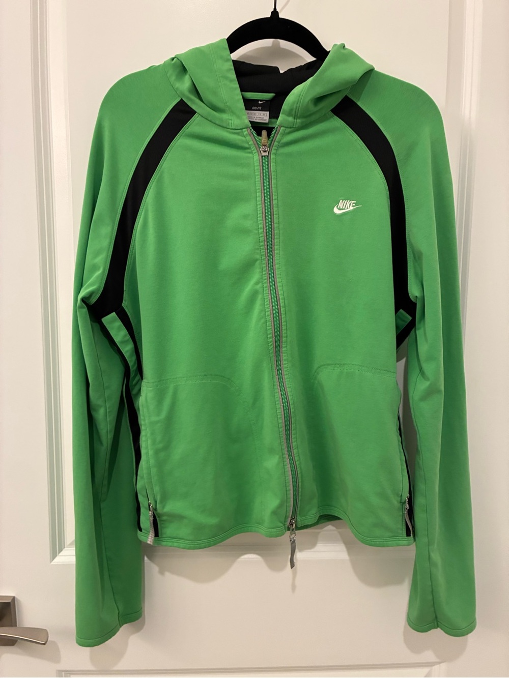 Nike Women's Green Full-Zip Hoodie Jacket